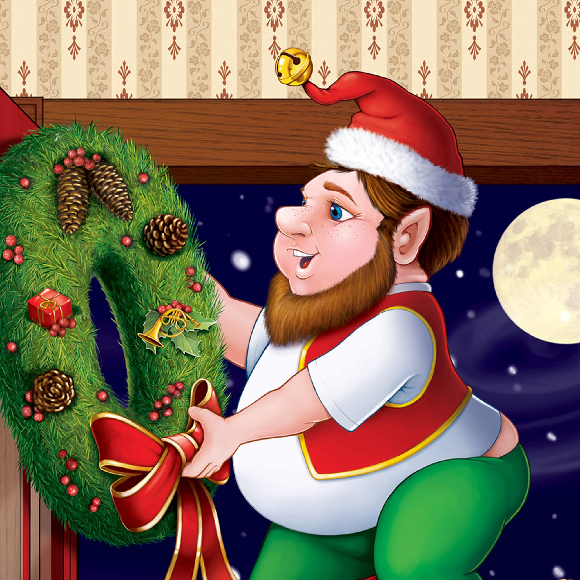 Beistle 30" x 5ft. Christmas Elves Door Cover